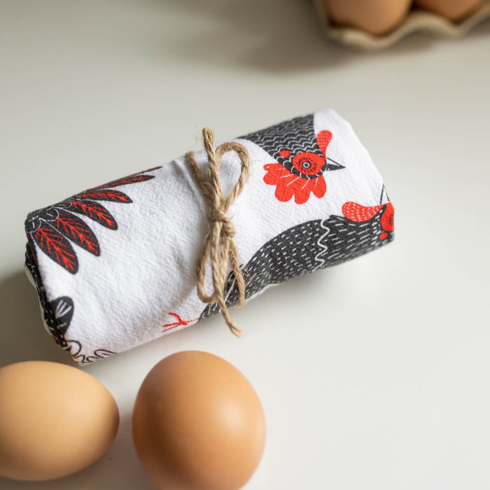 Chickens Tea Towel