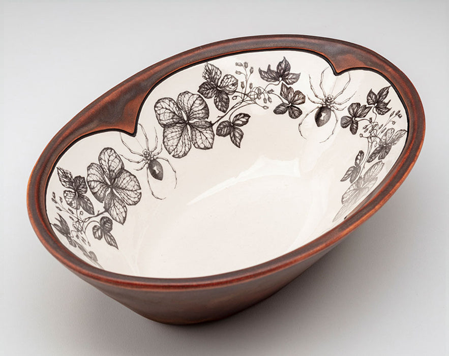 Hydrangea Large Serving Dish