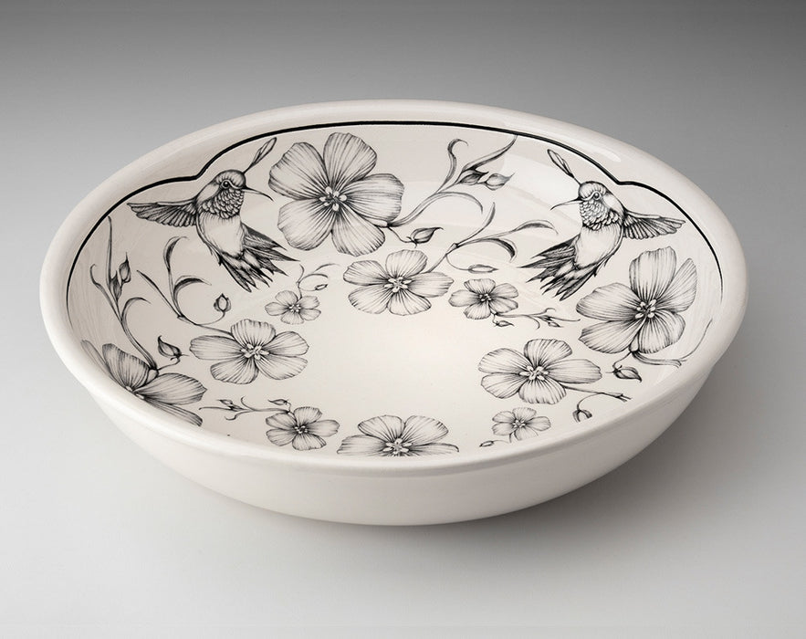 Hummingbird Small Pasta Bowl