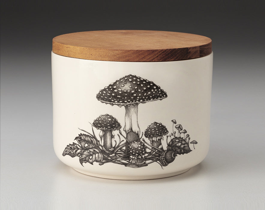 Woodland Mushroom Mini Canister with Lid