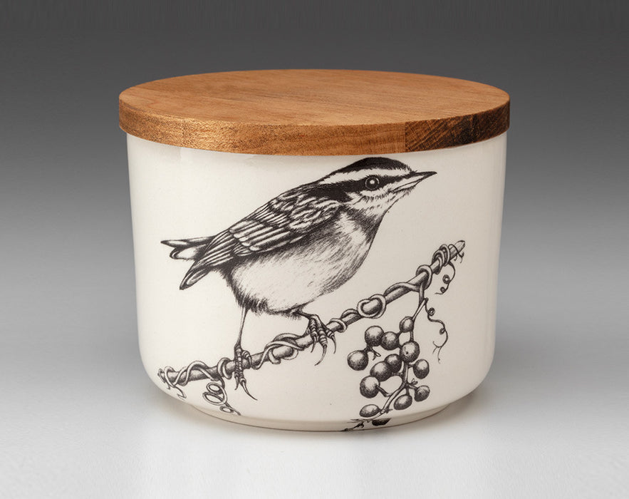 Nuthatch Mini Canister with Lid