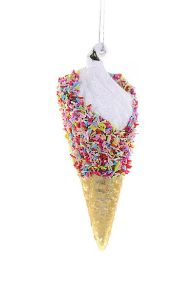 Waffle Cone Ornament