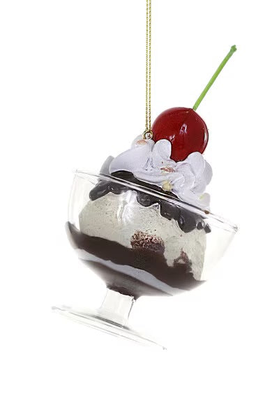 Hot Fudge Sundae Ornament