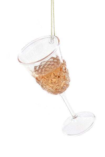 Glass of Rose Ornament