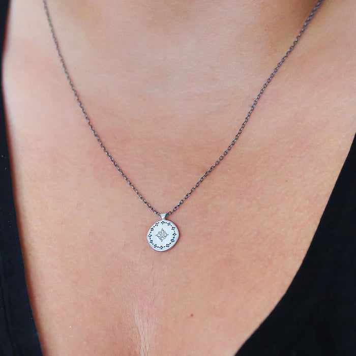 Four Star Nostalgia Pendant, Sapphire