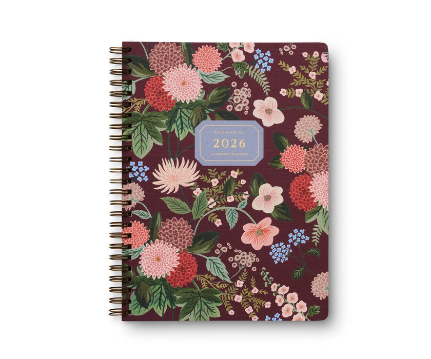 2026 Dahlia 12 Month Soft Spiral Planner