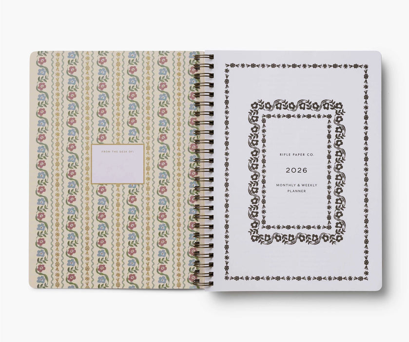 2026 Dahlia 12 Month Soft Spiral Planner
