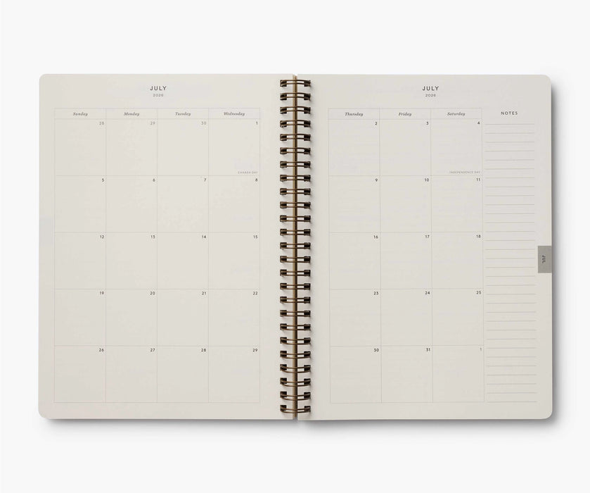 2026 Dahlia 12 Month Soft Spiral Planner