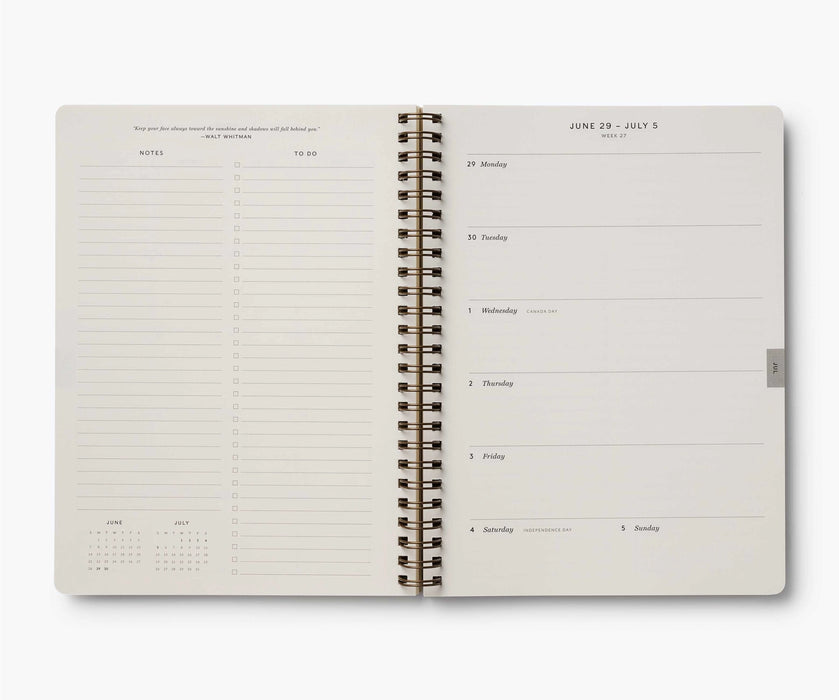 2026 Dahlia 12 Month Soft Spiral Planner