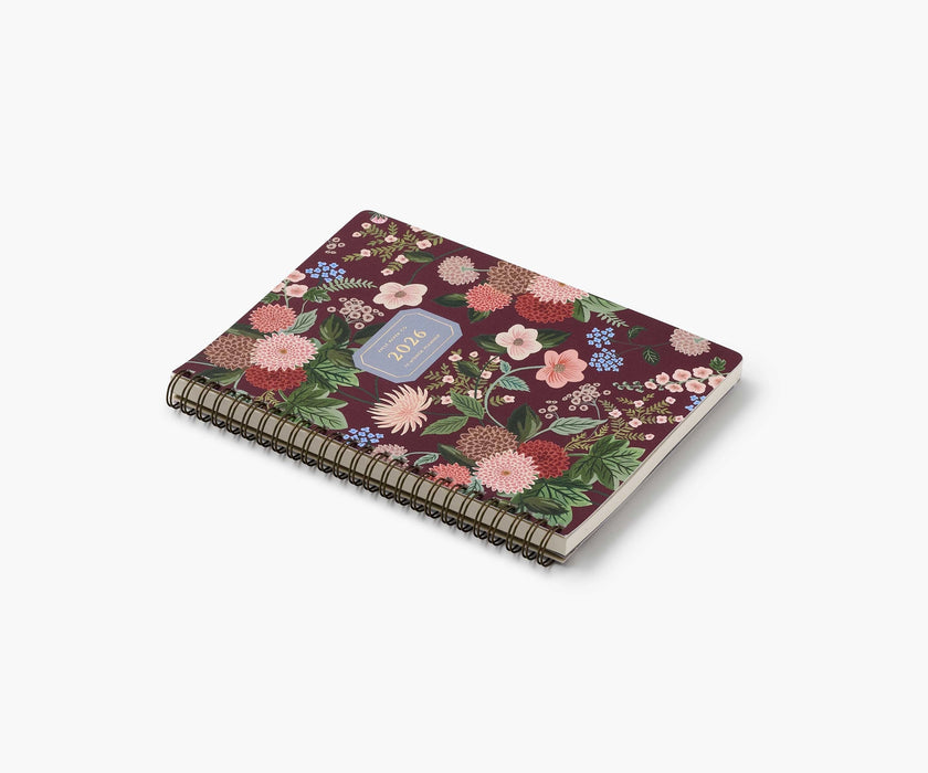 2026 Dahlia 12 Month Soft Spiral Planner