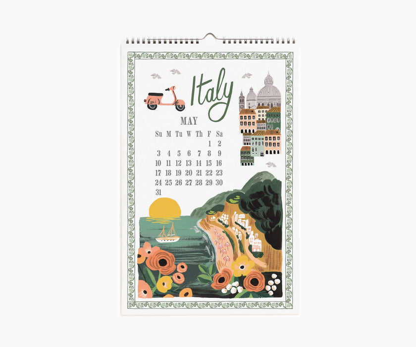 2026 World Travel Wall Calendar