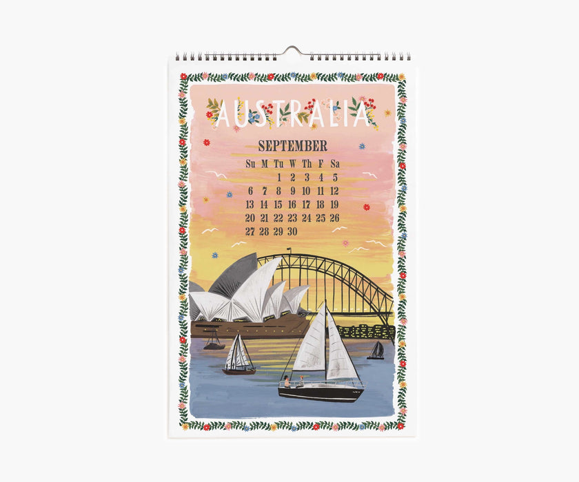 2026 World Travel Wall Calendar