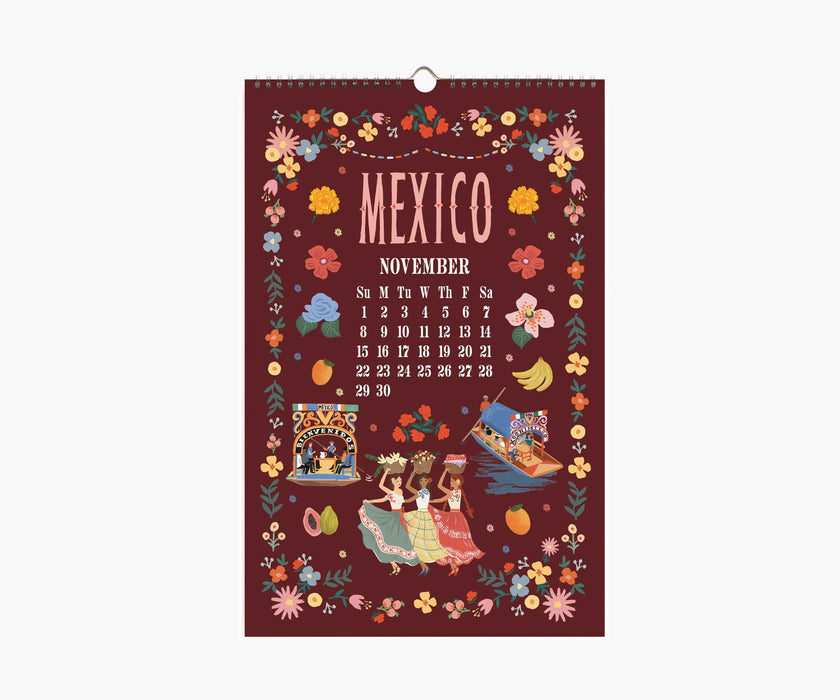 2026 World Travel Wall Calendar