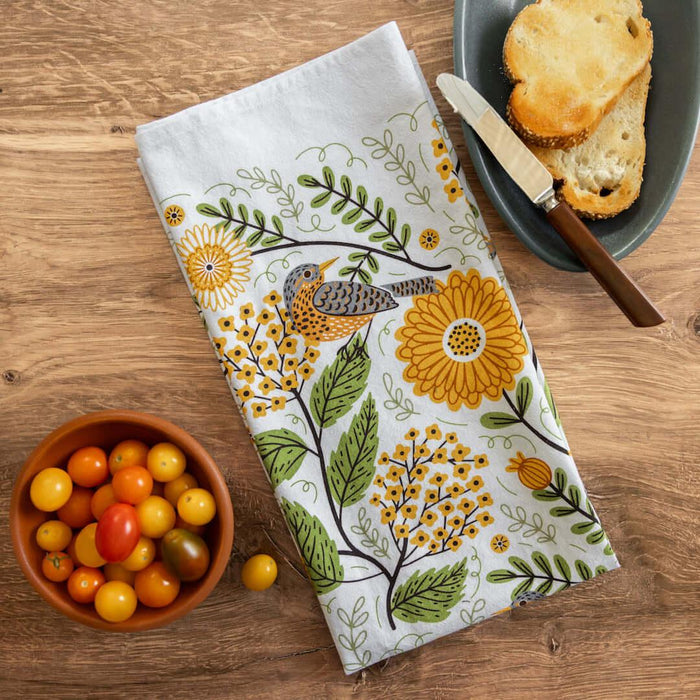 Robins + Mums Tea Towel