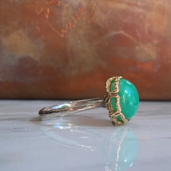 Chrysoprase Ring