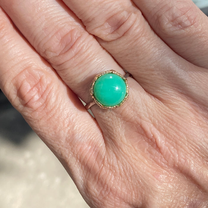 Chrysoprase Ring