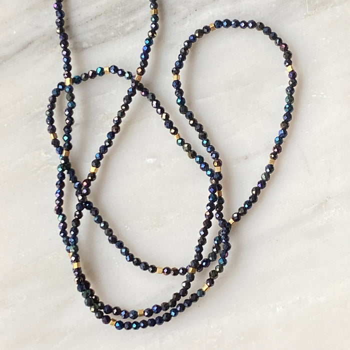 Iridescent Spinel Necklace