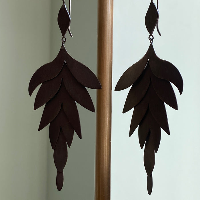 Large Petal Cascade Earrings - EJ2220