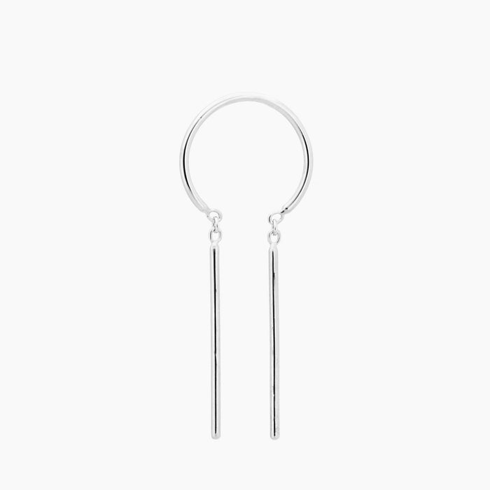 Chime Earring, Sterling Silver
