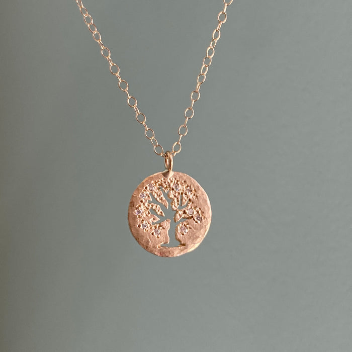 Tree of Life Cutout Necklace