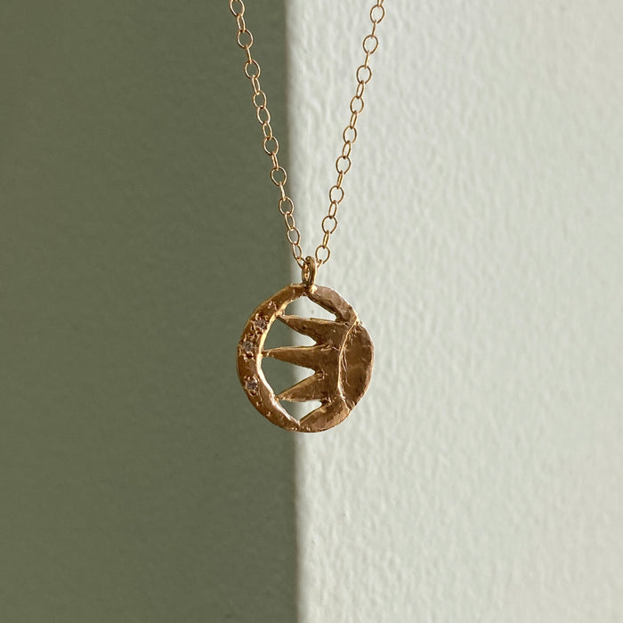 Sunbeam + Moon Necklace