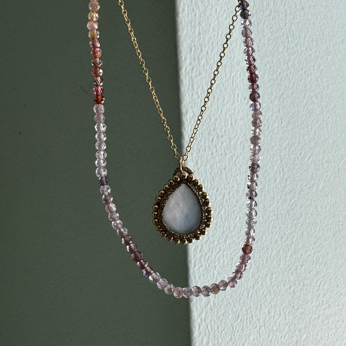 Strand of Lilac Spinel