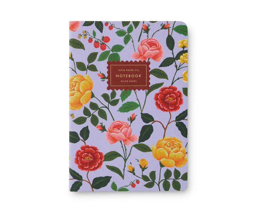 Roses Notebooks, Set of 3