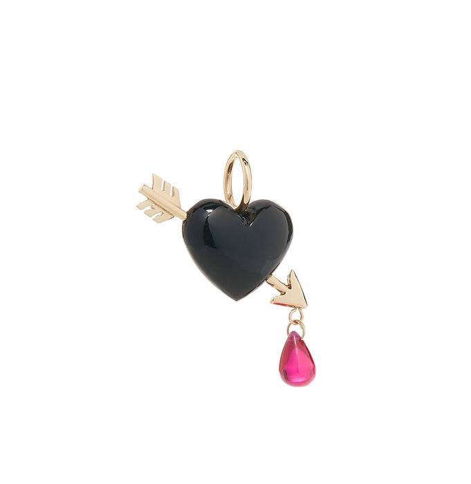 Cupid's Arrow Charm, Onyx