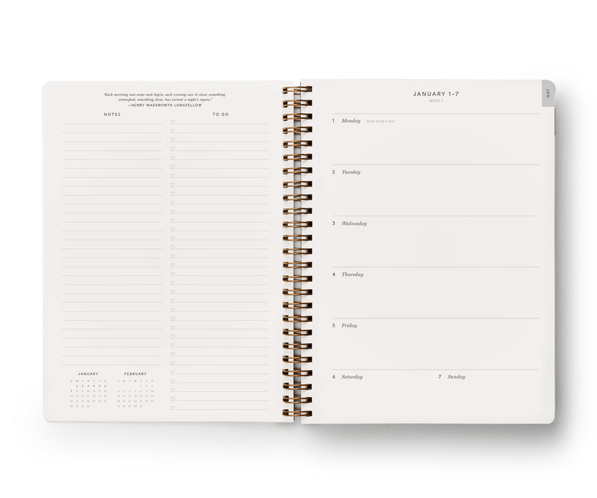 2024 Blossom 12 Month Soft Spiral Planner