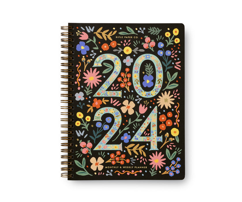 2024 Flores 12 Month Soft Spiral Planner