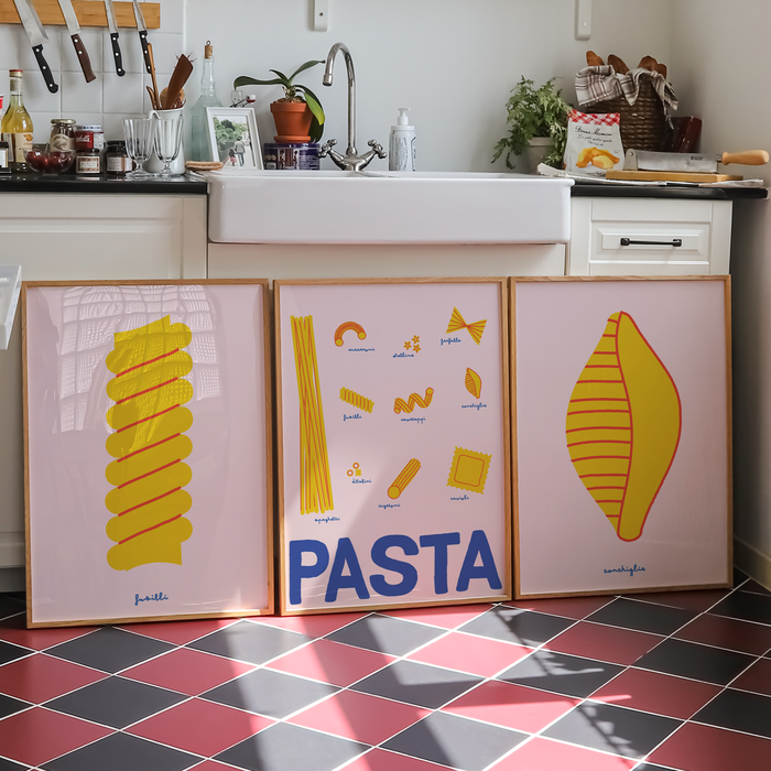 Pasta Infographic Print: 11"x14"