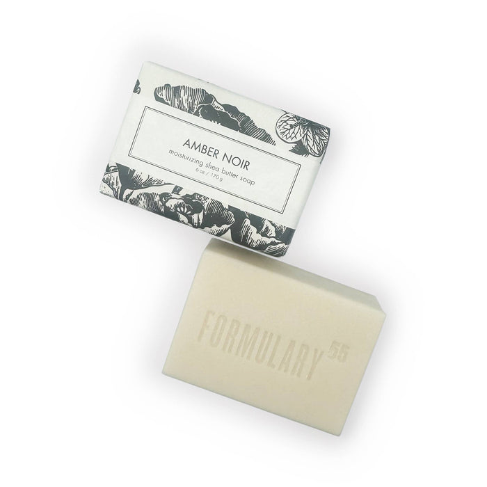 Amber Noir Shea Butter Soap - Bath Bar