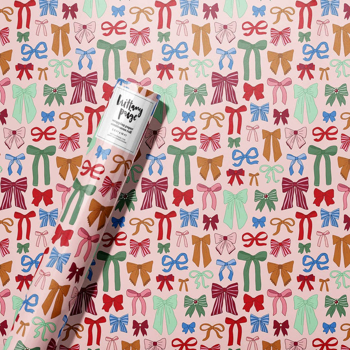 Bows Wrapping Paper Roll