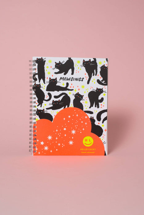 Mewsings Cat Blank Letterpress Notebook by Hello!Lucky