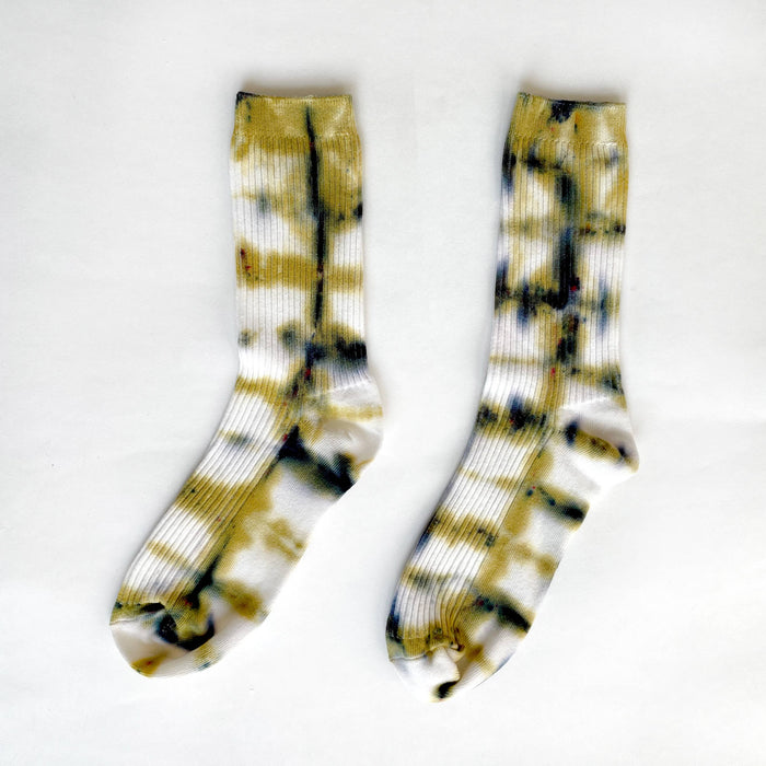 Harvest Tie-dyed Dressy Socks: Medium (W 6-10 / M 6-8)