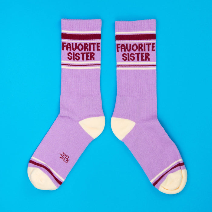 Favorite Sister Gym Crew Socks
