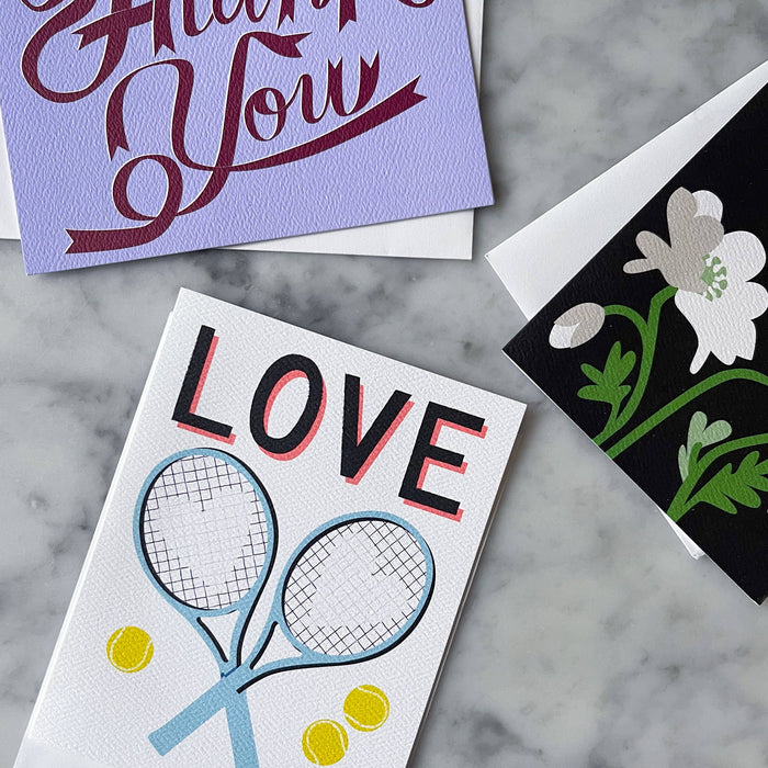Tennis Love Note Card