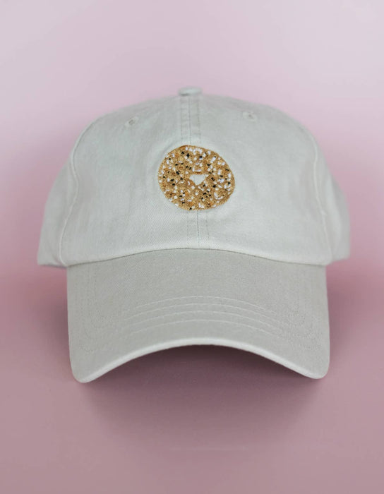 Embroidered Hat | Everything Bagel, Khaki Color