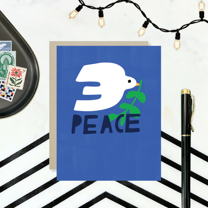 Peace Bird Holiday Card