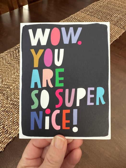 So Super Nice Thank You Card