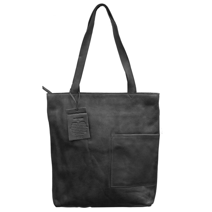 Leon Handcrafted Leather Tote Bags: Oxblood