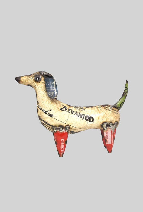Dachshund Recycled Metal Animals