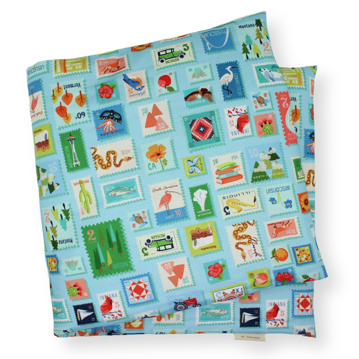 Aromatherapy Large Heat & Cold Wrap: 407 | Mint Garden Party / Lavender