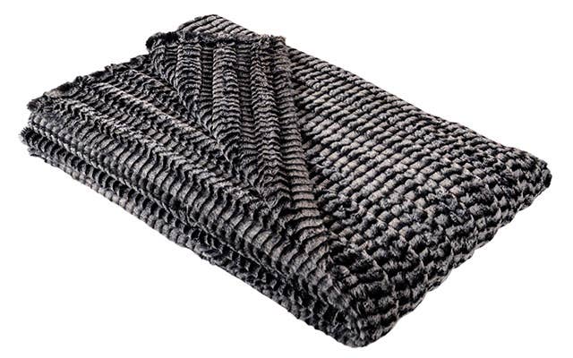 Throw - Standard 58" x 45" Assorted Faux Fur: Rusty Rock / Faux Fur 100% Polyester / 45" x 58" Standard Size Throw
