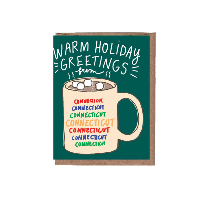 Scratch & Sniff City/State Mug Christmas Greeting Card: Chicago