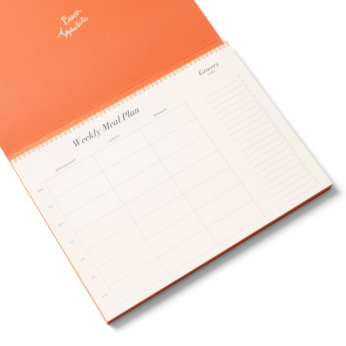 Weekly Meal Planner & Grocery List, Undated - La Dolce Vita