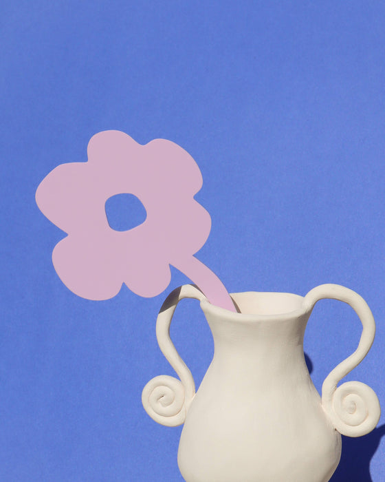 Small Petunia Flower Stem: See-thru blue