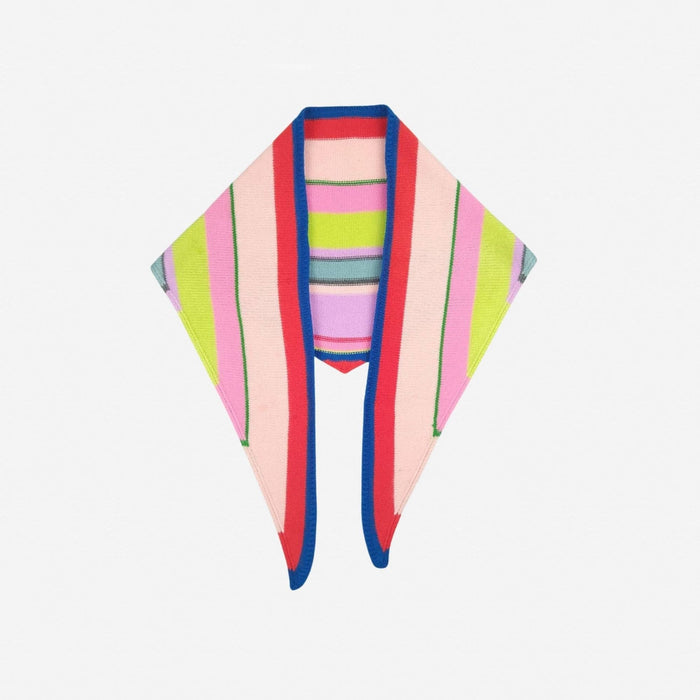 Multi Stripe Triangle Scarf: Sport