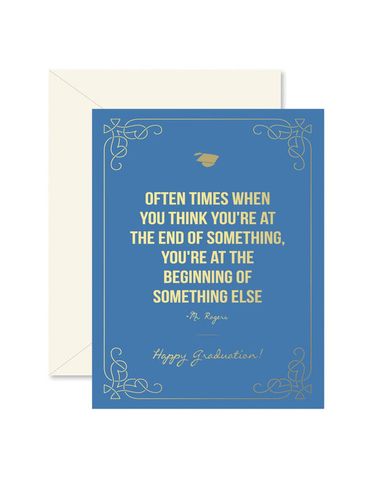 Mr. Rogers Graduation Card