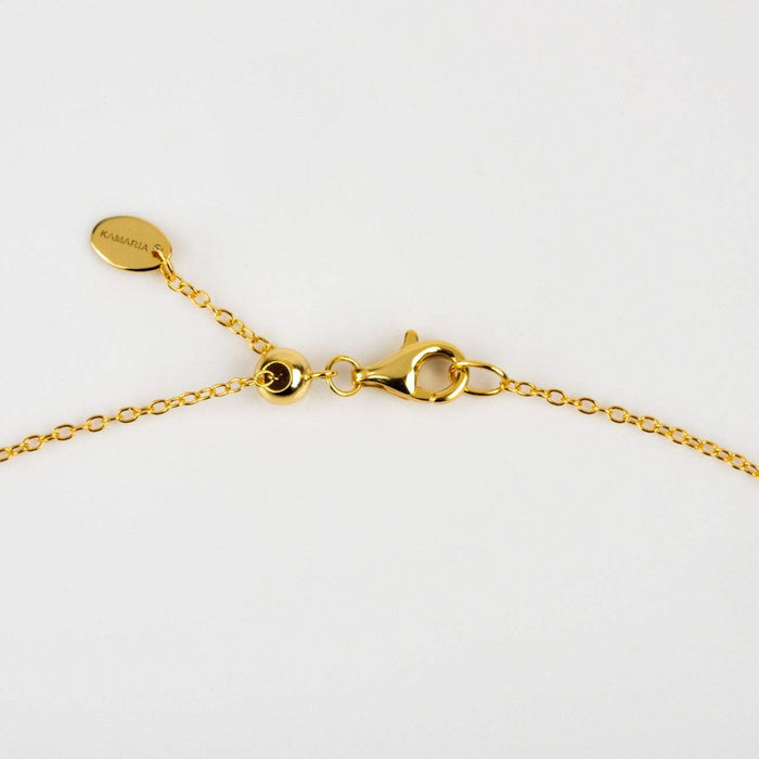 Opal Teardrop Necklace: White Opal